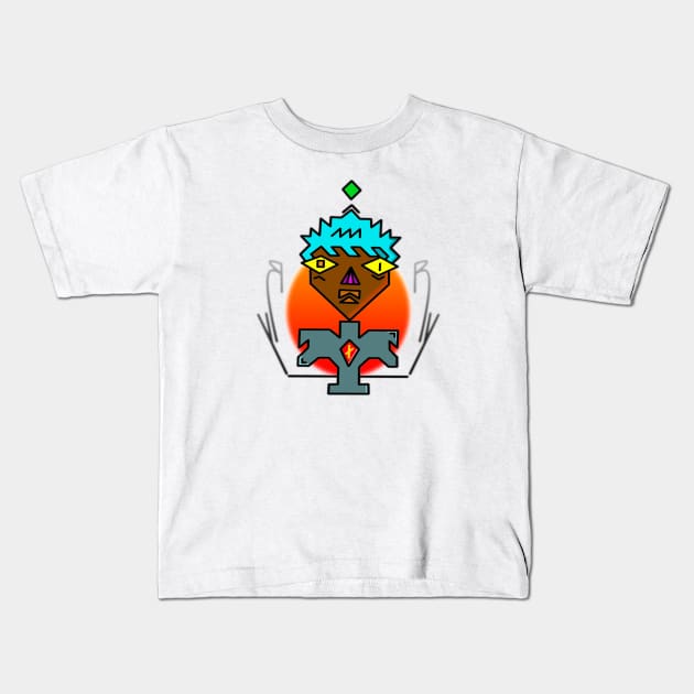 Little Freak Kids T-Shirt by RuYa